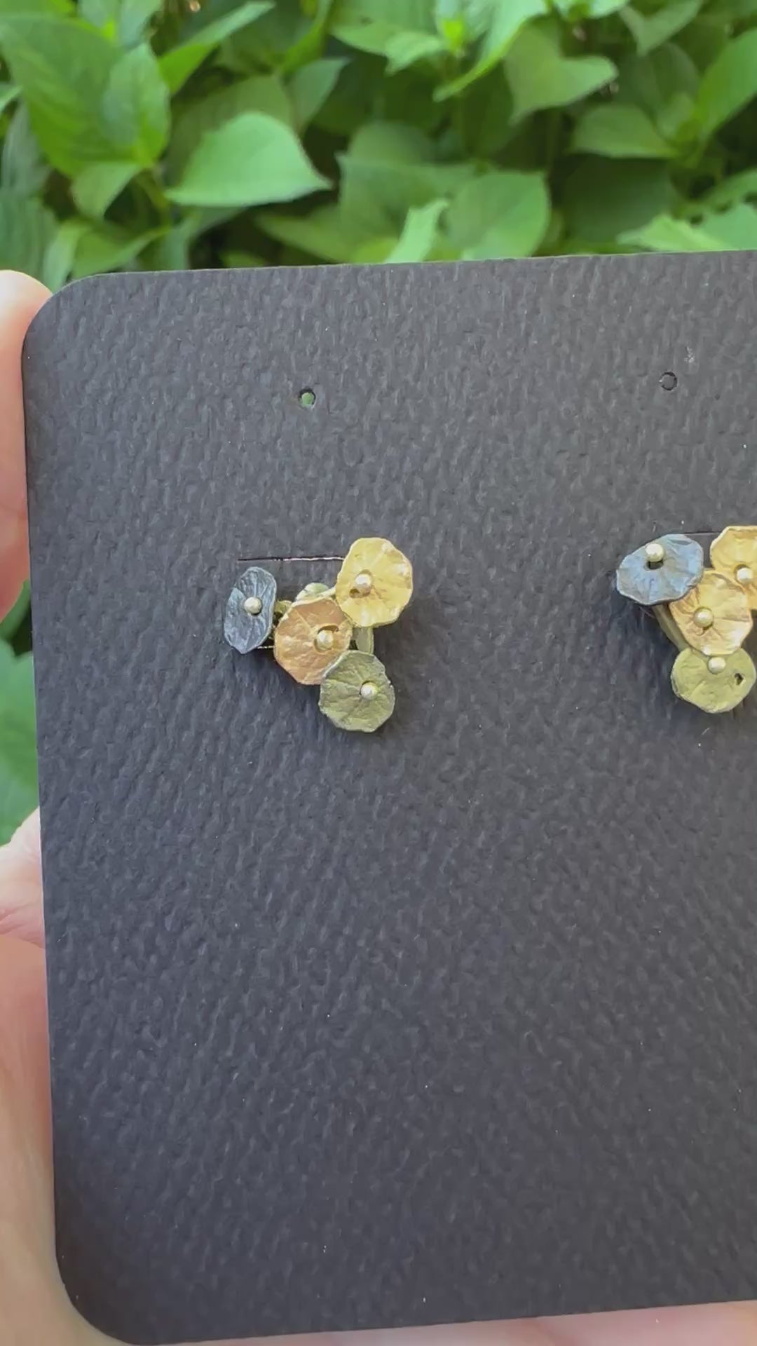 Nasturtium Post Earrings
