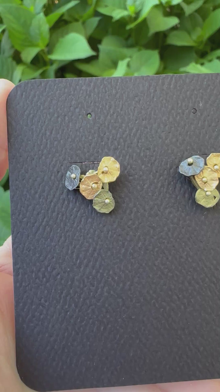 Nasturtium Post Earrings