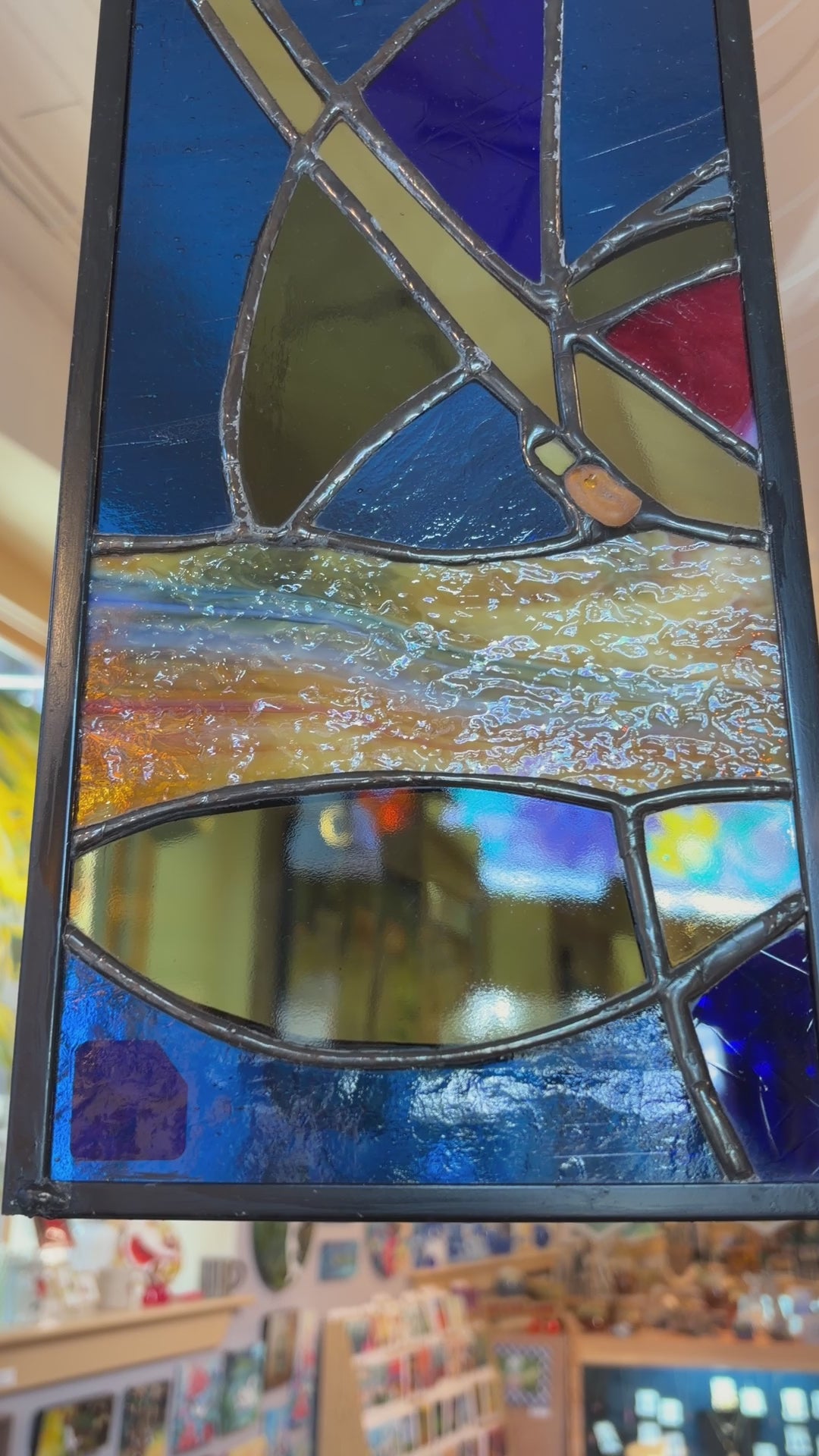 Flower Glass Panel