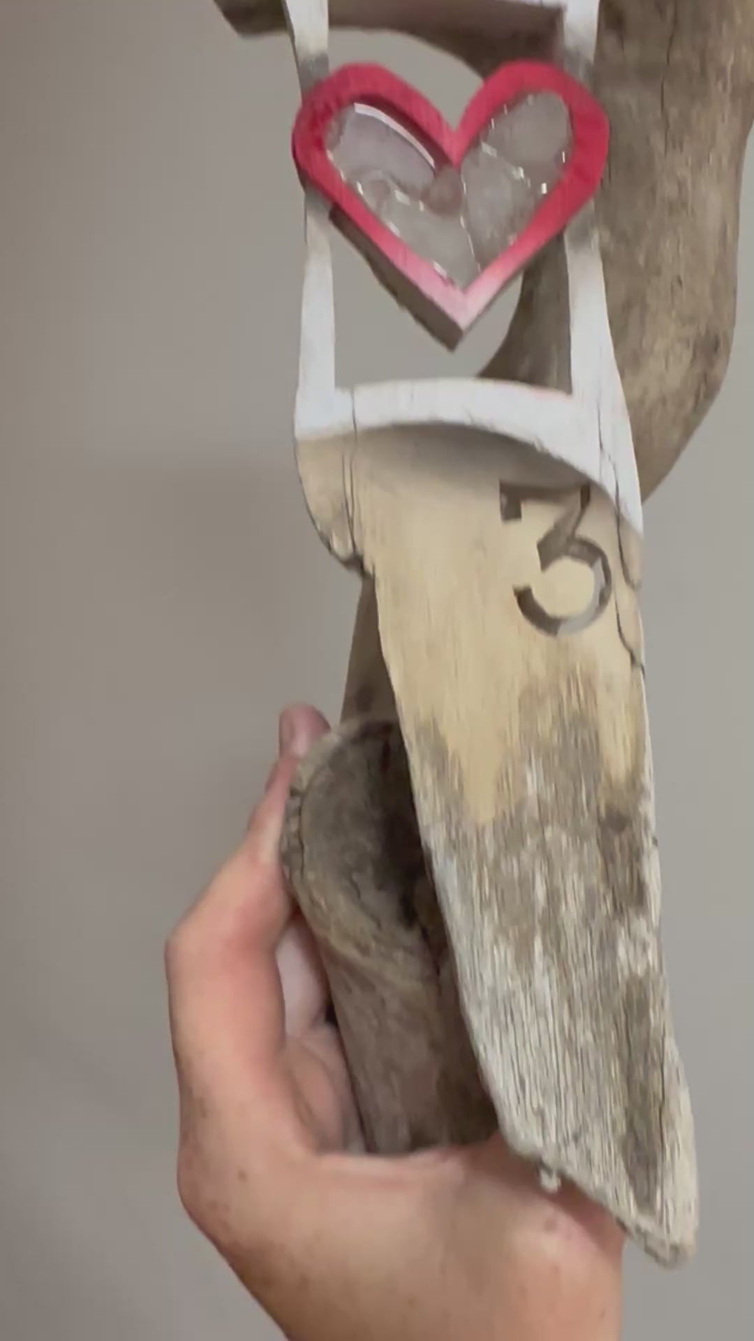 Driftwood + Beach Glass 3 of Hearts