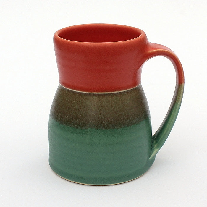 Mug Matte Red Green