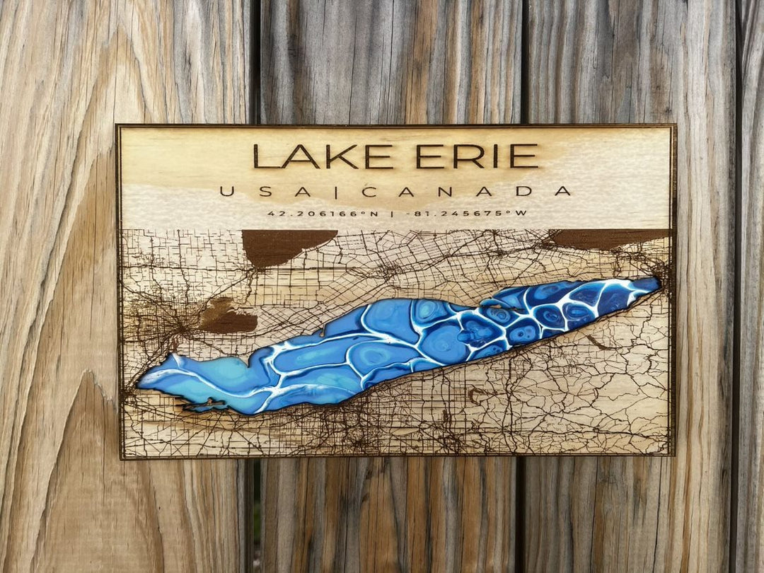 Lake Erie Map Small