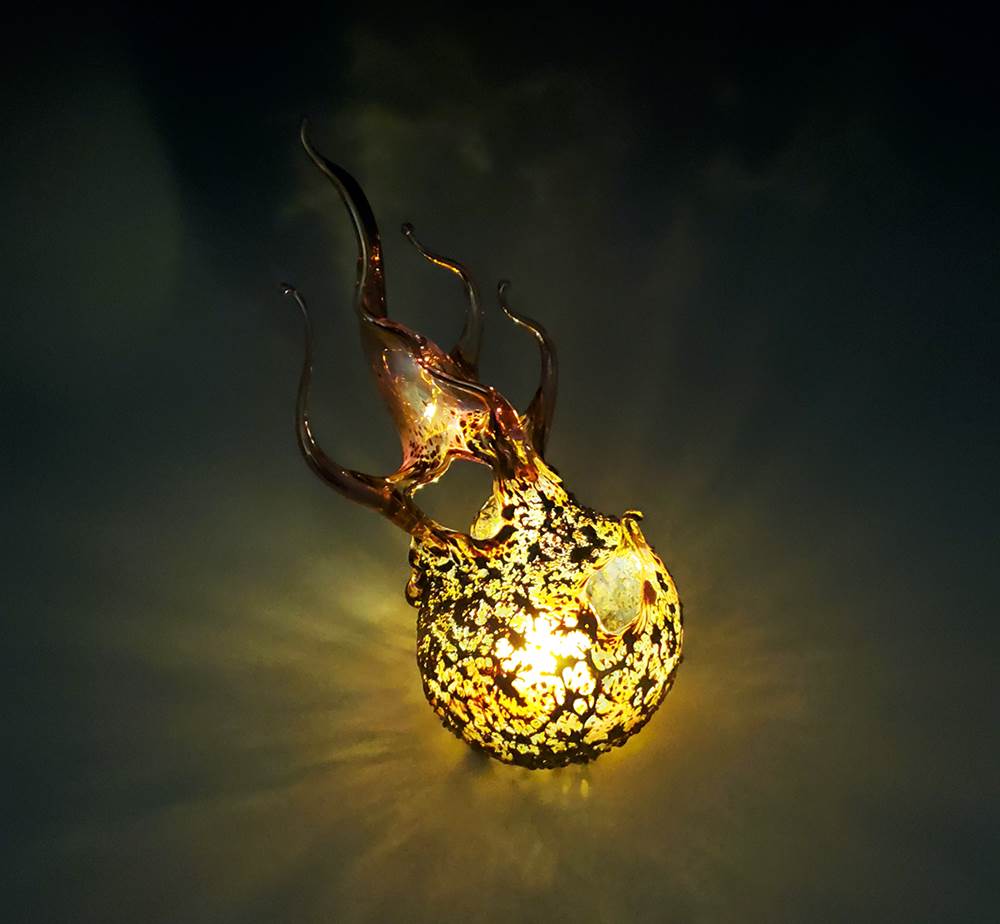 Fireball Votive Volcanic