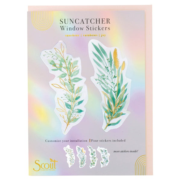 Suncatcher Sticker Watercolor Botanical