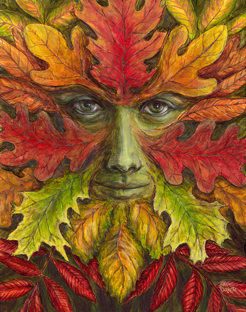Print - Autumn Green Man