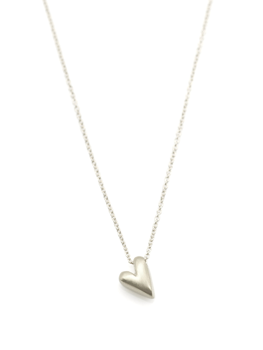Tiny Heart Silver Necklace