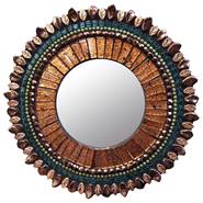 7" Mirror Bronze Ruffle