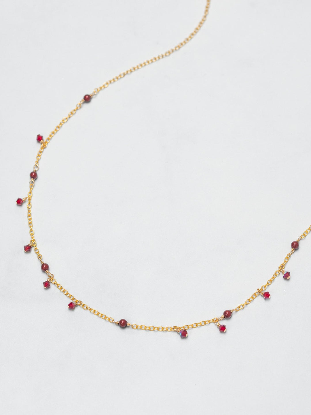 Cora Pearl Necklace Cranberry