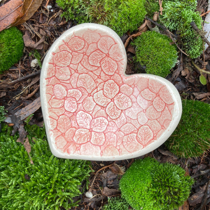 Heart Dish Small Red