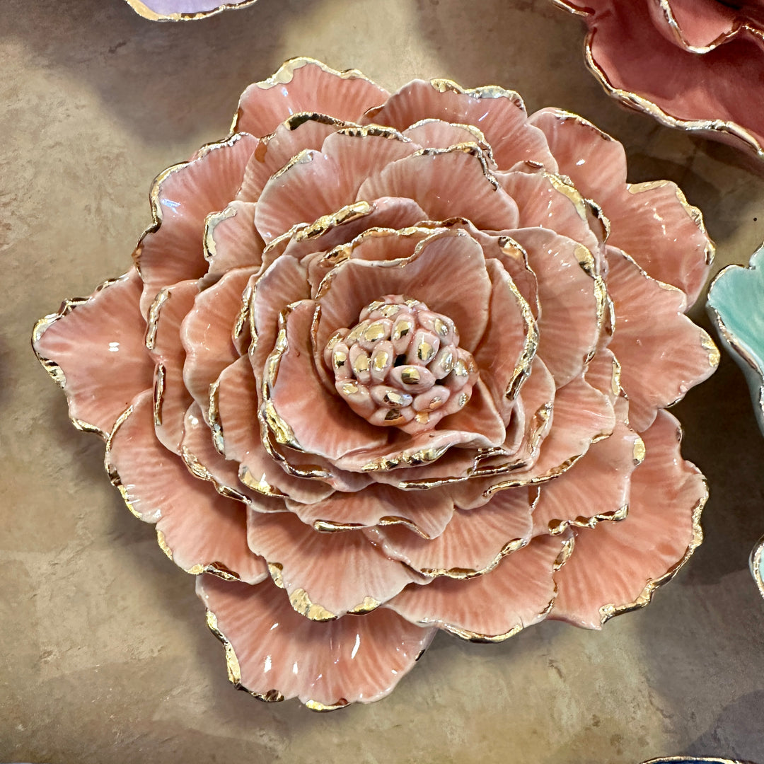 Light Coral Paisley Flower