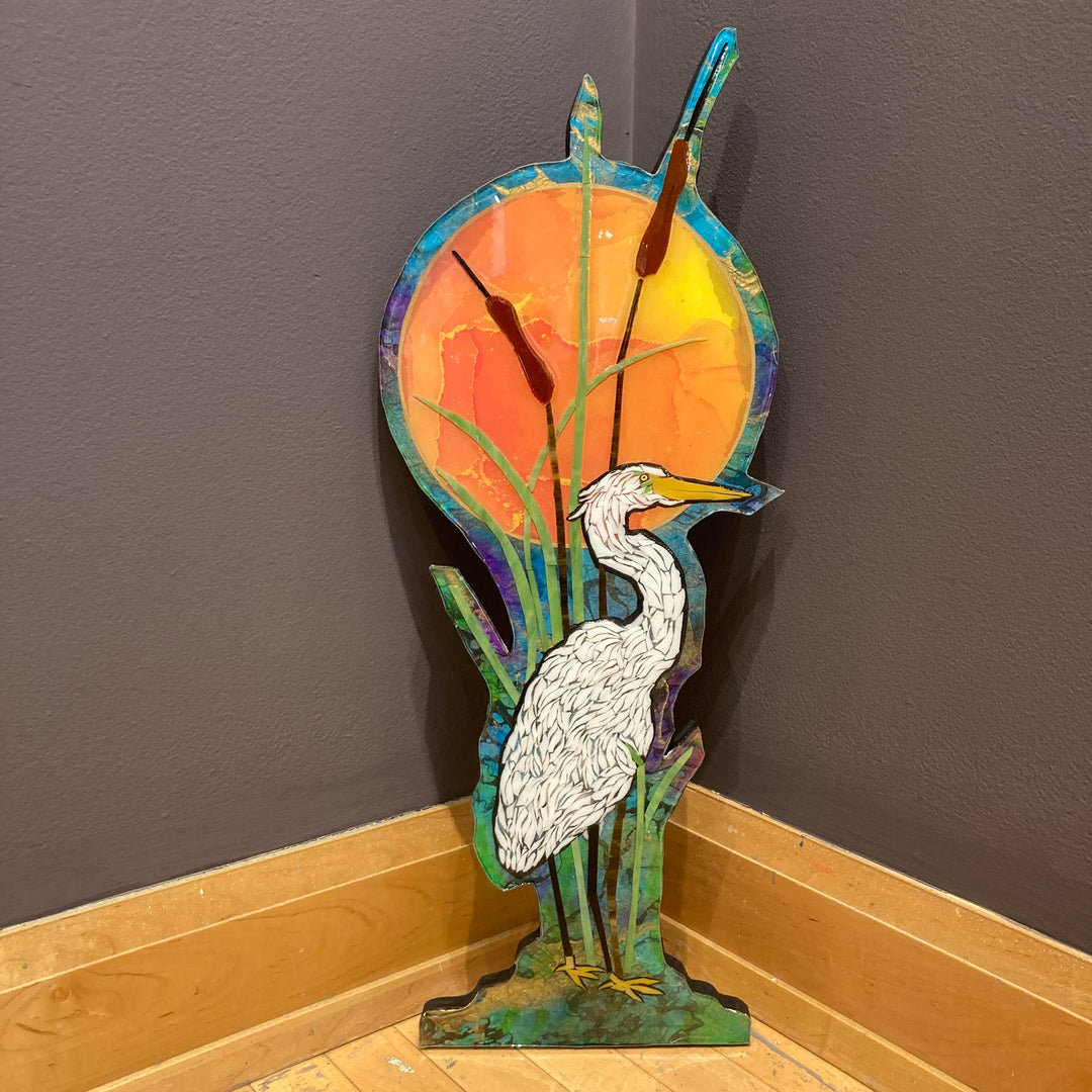 Large Heron Cut Out
