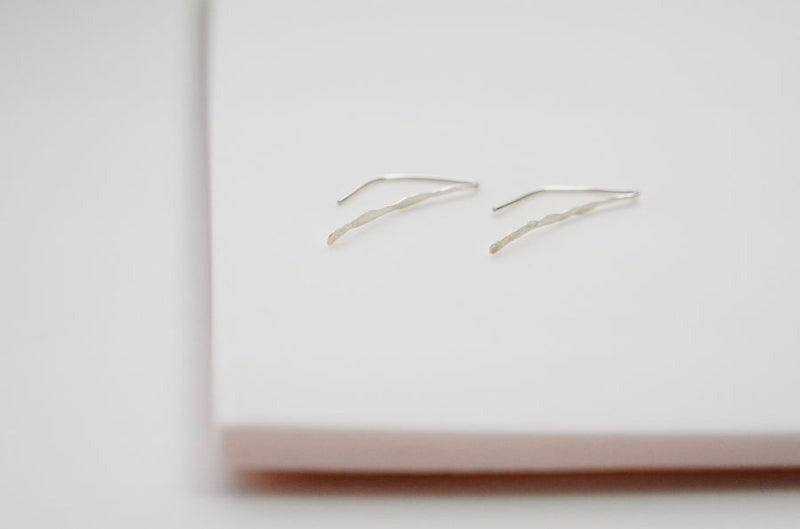 Long Branch Earrings Silver