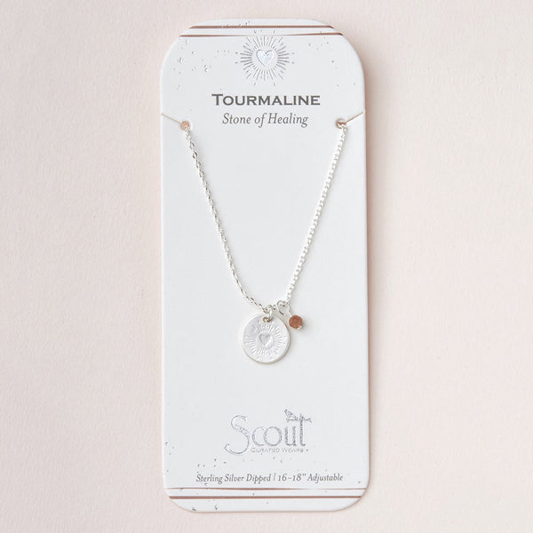 Intention Charm Necklace Tourmaline S