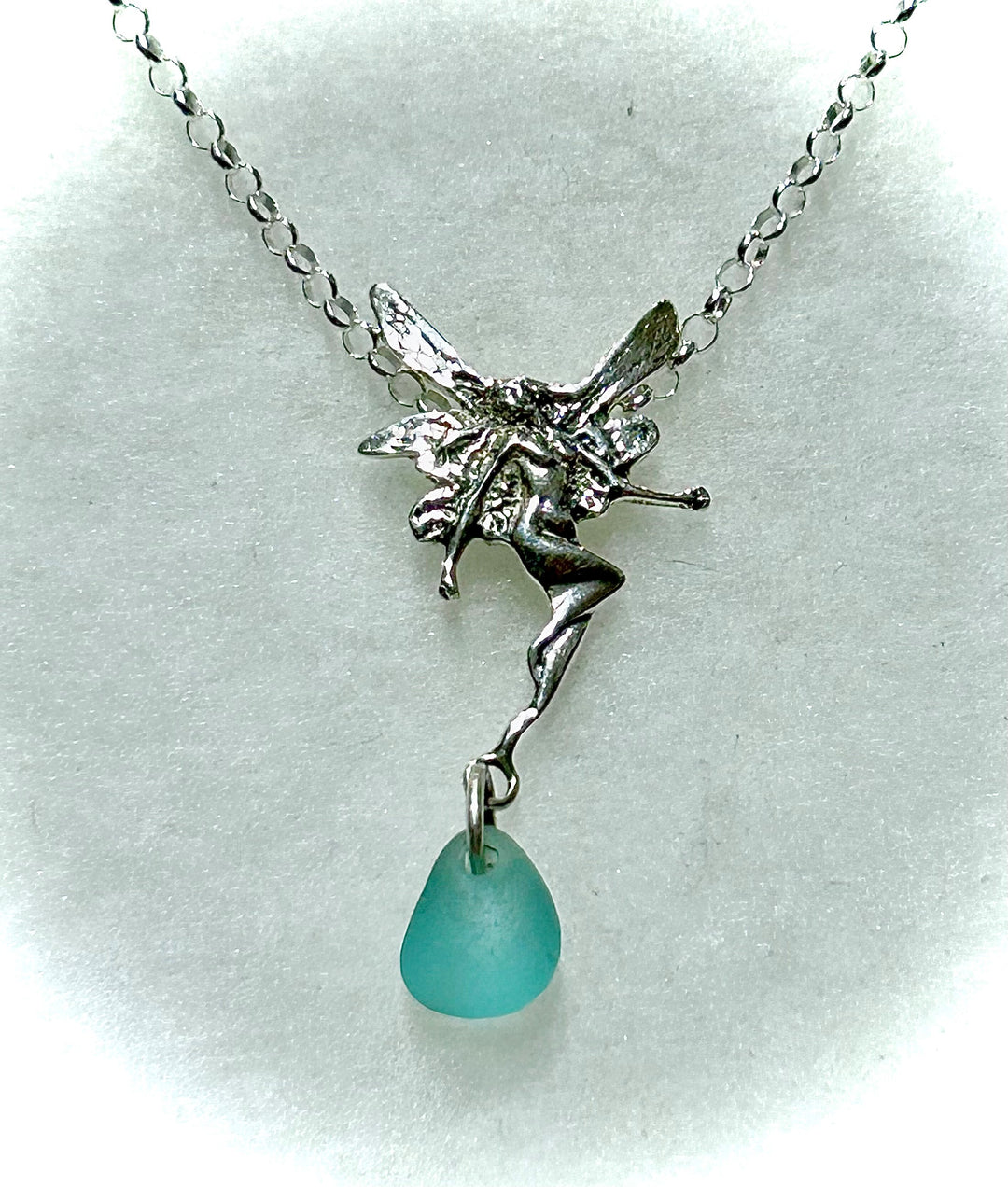 Fairy Necklace Aqua