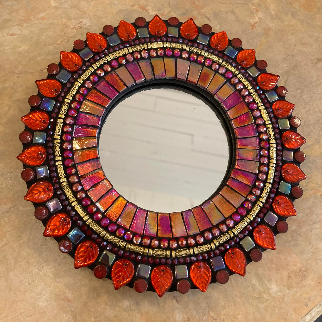 7" Mirror Red Ruby