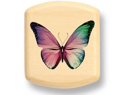 2" Flat Wide Box Aspen Watercolor Butterfly
