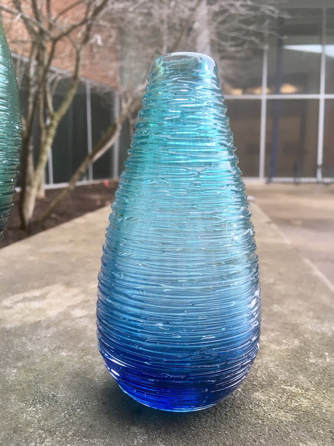 Shimmer Vase Small Blue