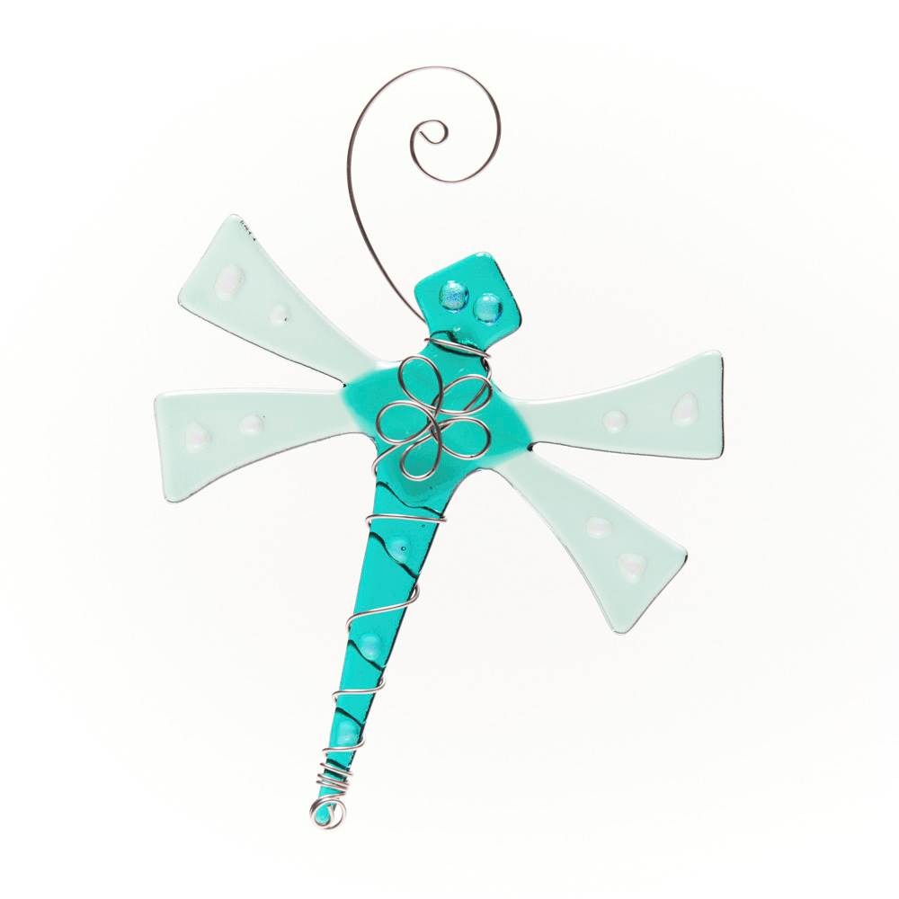 Dragonfly Small Teal + Seafoam Green