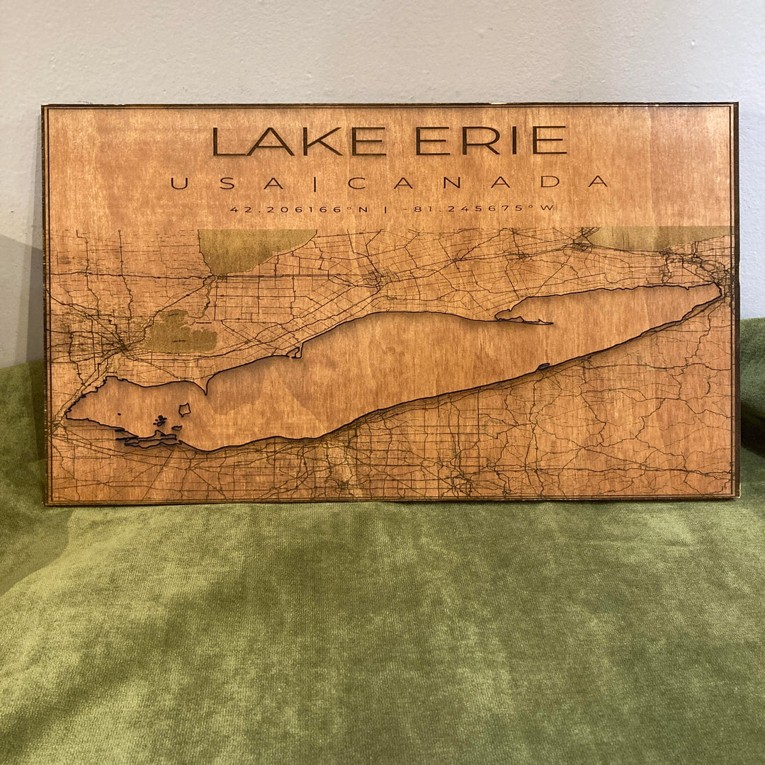 Single Layered Lake Erie Dark Wood