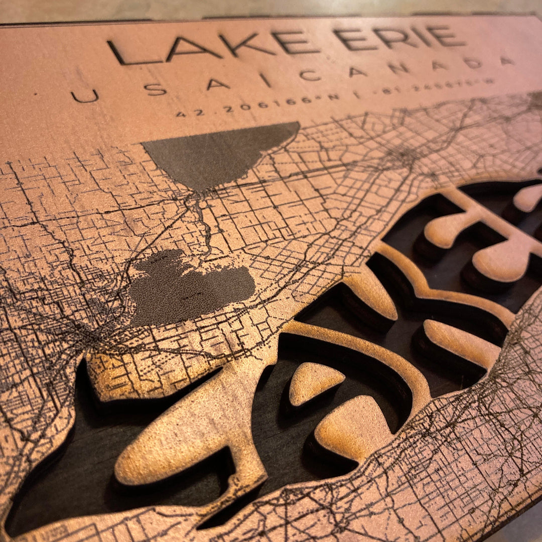 Small Copper Lake Erie Map