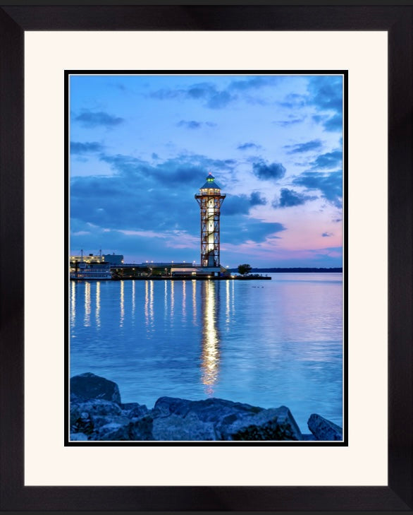 Tower Sunset Reflection