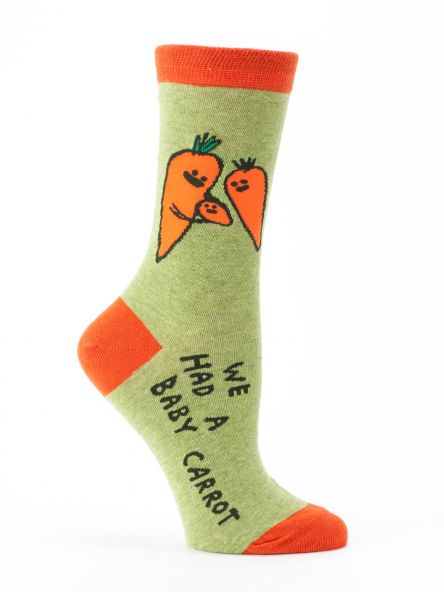Baby Carrot Crew Socks