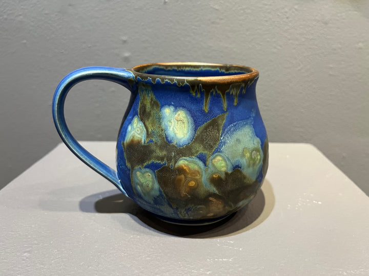Mug Curved Medium Blue