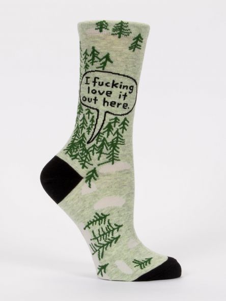 F*cking Love It Woods Crew Socks