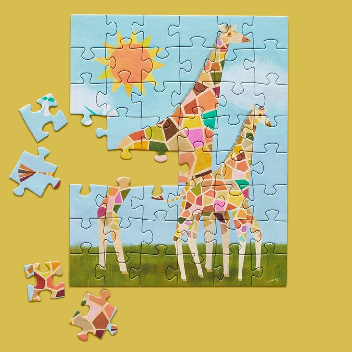 Puzzle 48 Piece Sunshine Girrafes Kids