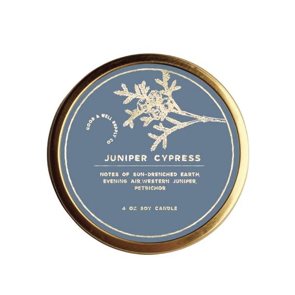 Gilded Candle Juniper + Cypress