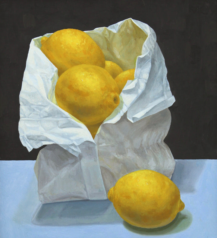 Lemon in White Bag