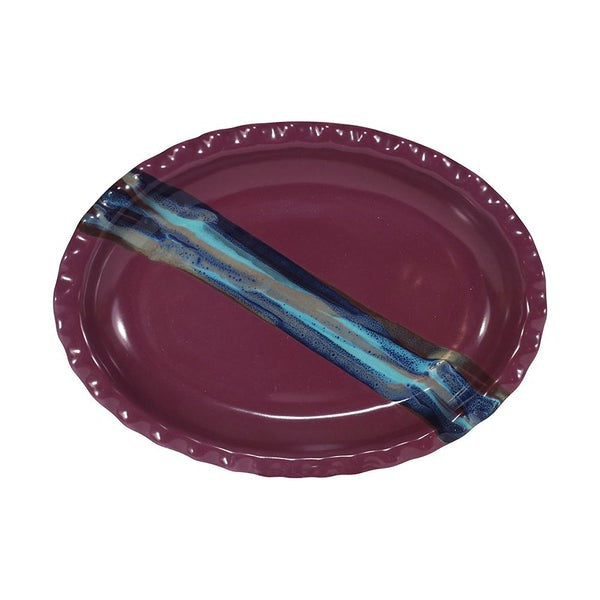 Oval Platter Purple Passion