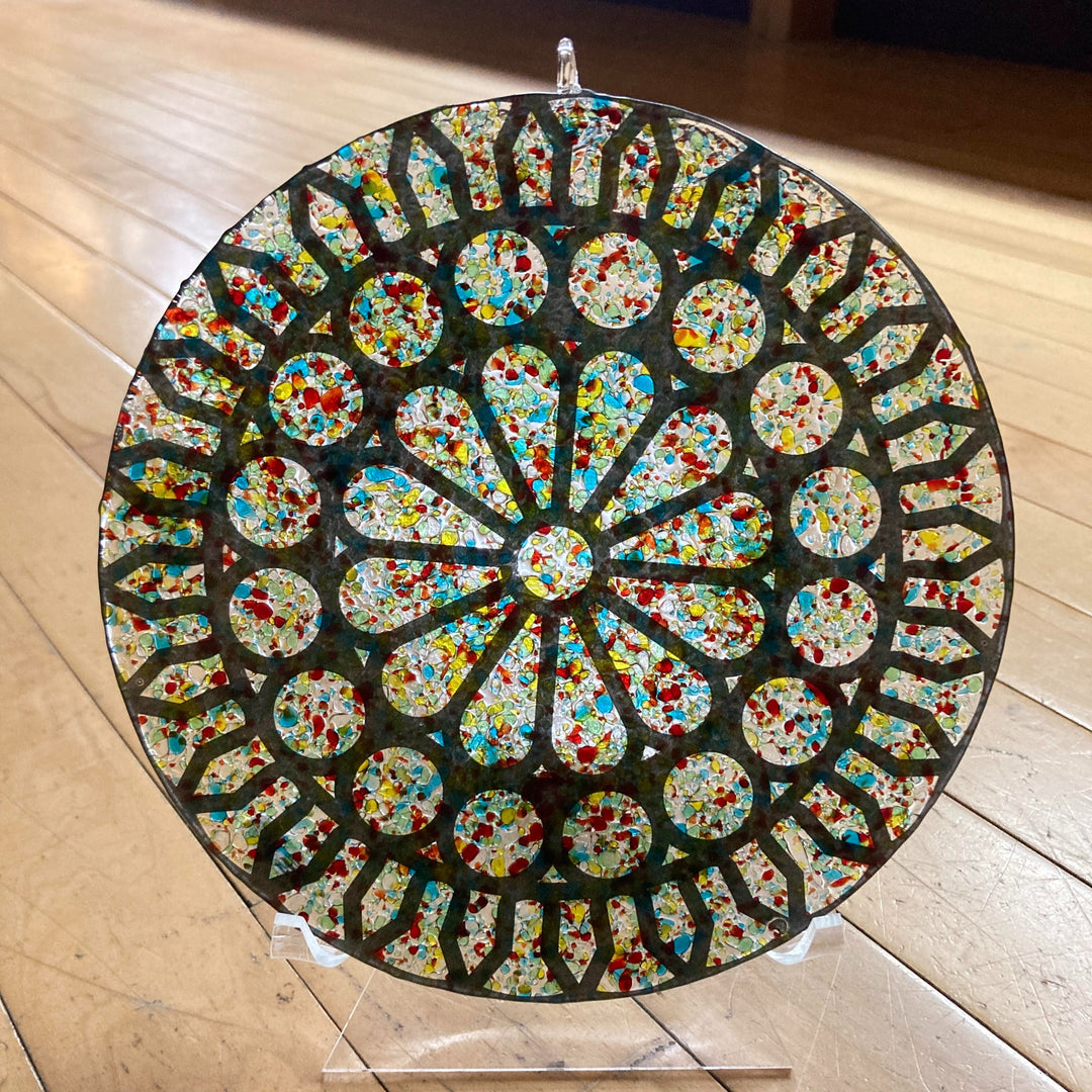 Stained Glass Circle Suncatcher