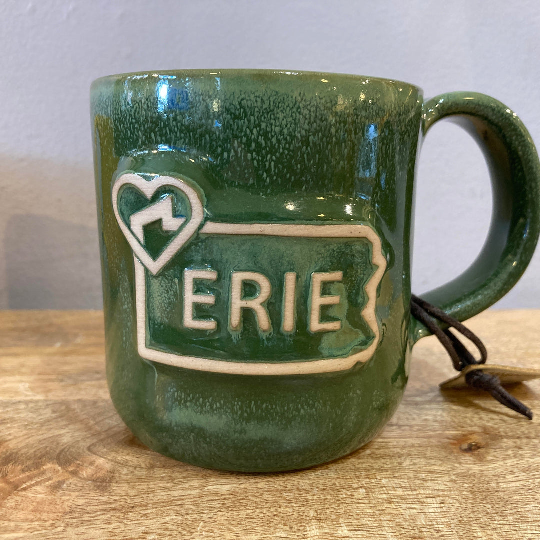 Short Erie Mug Green