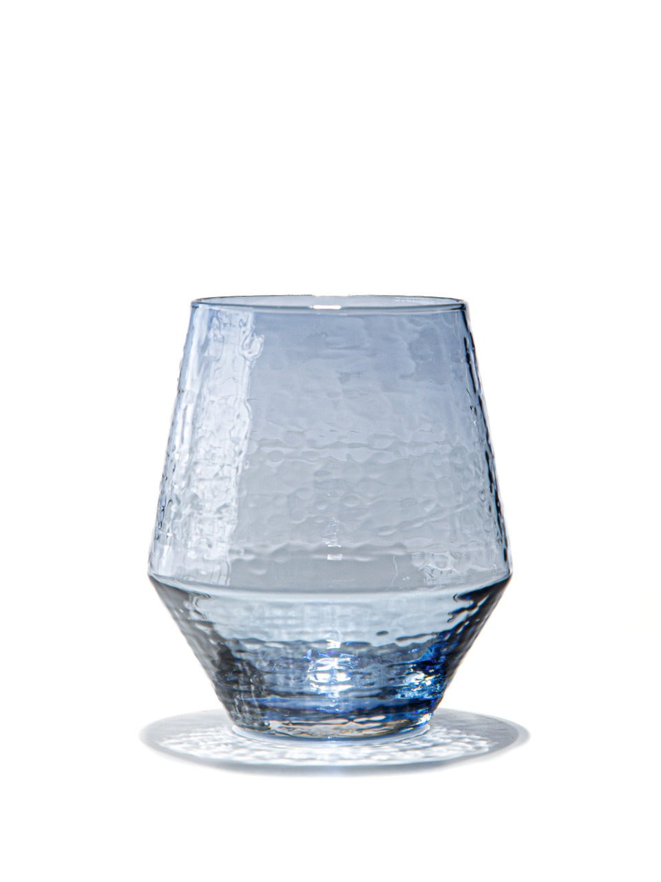 Stemless Glass Slate Blue