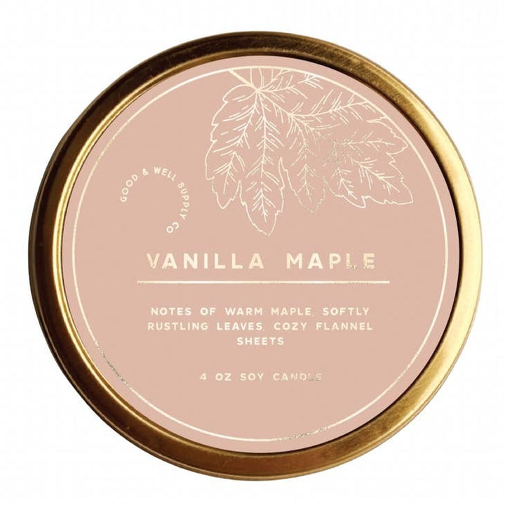Gilded Candle Vanilla + Maple