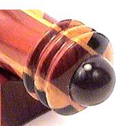 4.5" Teleidoscope Laminated Inlaid Wood With Matching Padauk Base